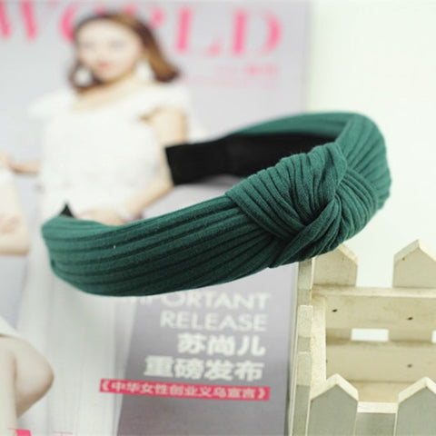 Solid Soft Knotted Flamingo - Hairband