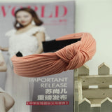 Solid Soft Knotted Flamingo - Hairband