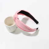 Solid Soft Knotted Flamingo - Hairband