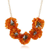 Star Jewelry Cloth Flower Choker - Women's Accessories