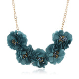 Star Jewelry Cloth Flower Choker - Women's Accessories