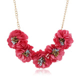 Star Jewelry Cloth Flower Choker - Women's Accessories
