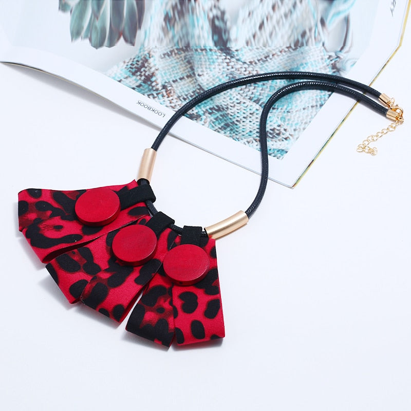 Star Jewelry Leopard Geometric Choker - Women's Accessories